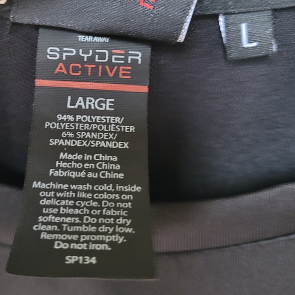 Spyder Active Base Layer Top Size L - Picture 10 of 13